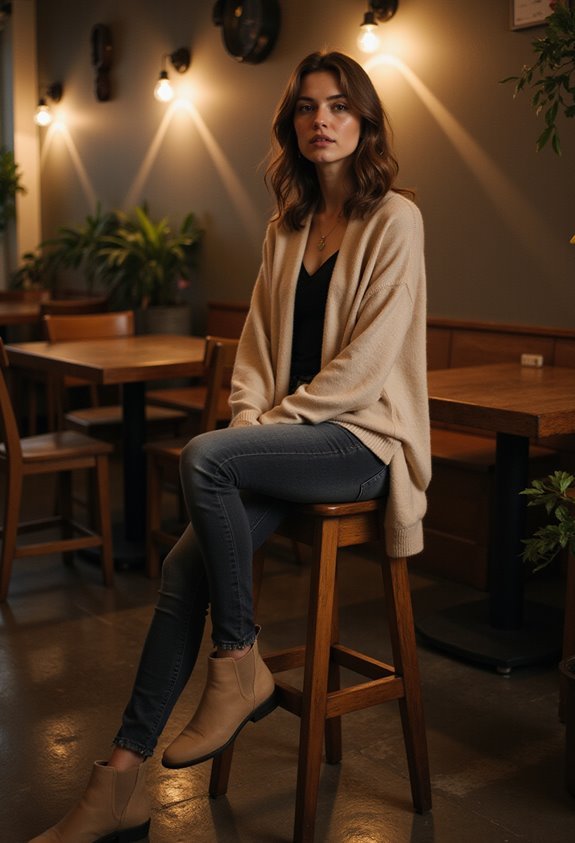 casual acoustic coffee house outfit