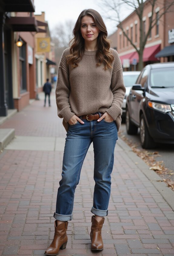 casual western style outfit