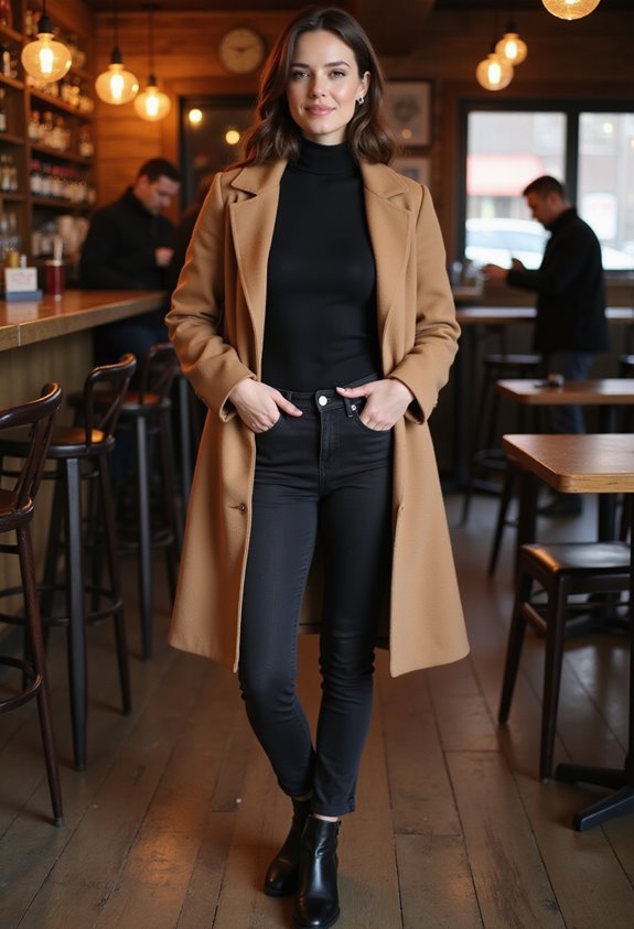 classic winter bar outfit