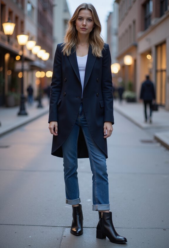 classy winter outfit combination