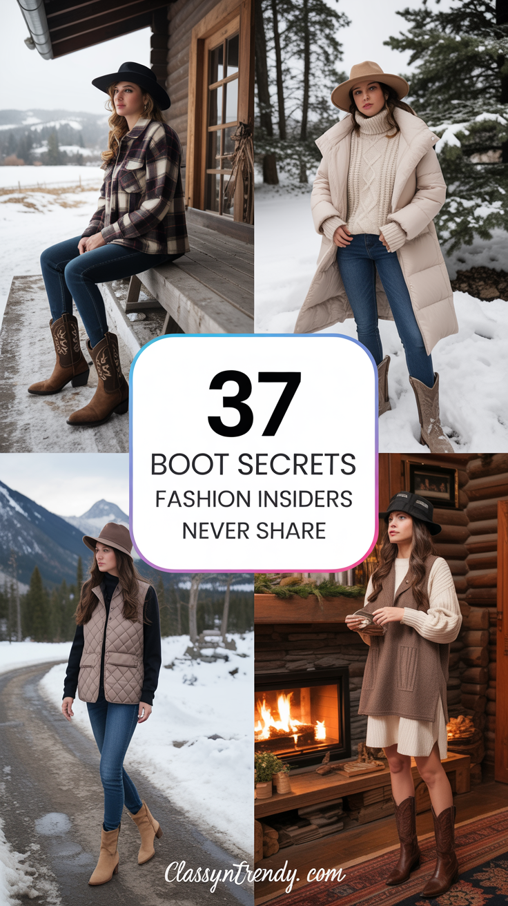 37 Ways to Style Cowboy Boots for Winter: Trendy Outfits to Try Today