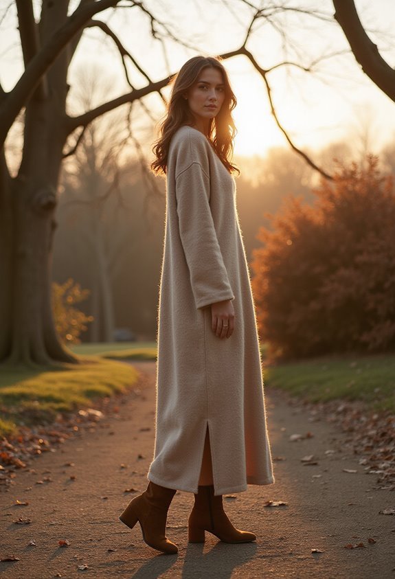 cozy cashmere dress elegance