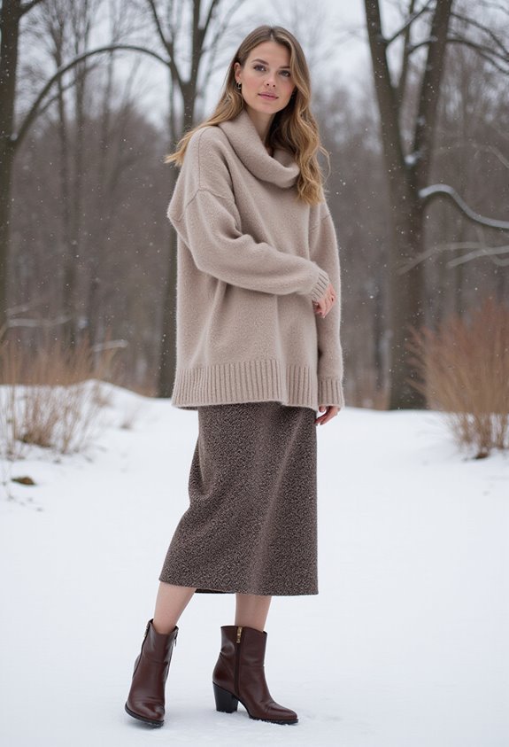 cozy cashmere elegant tweed