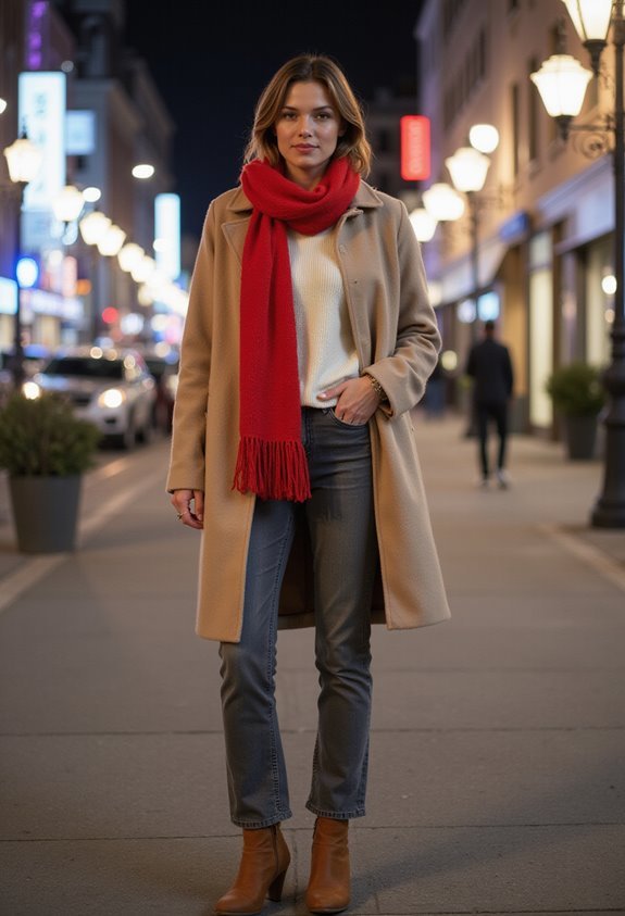 cozy neutrals with vibrant accents