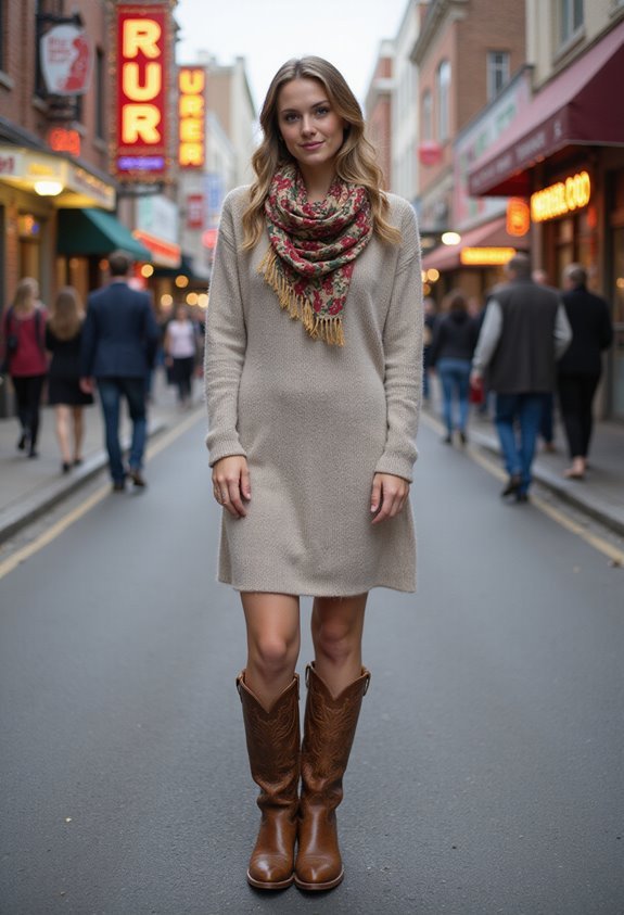 cozy style with boots