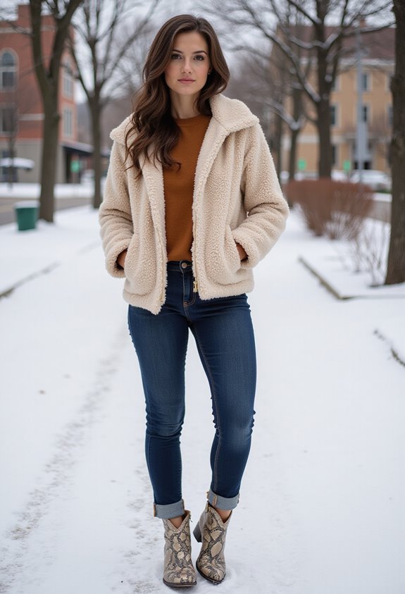 cozy winter outfit ensemble