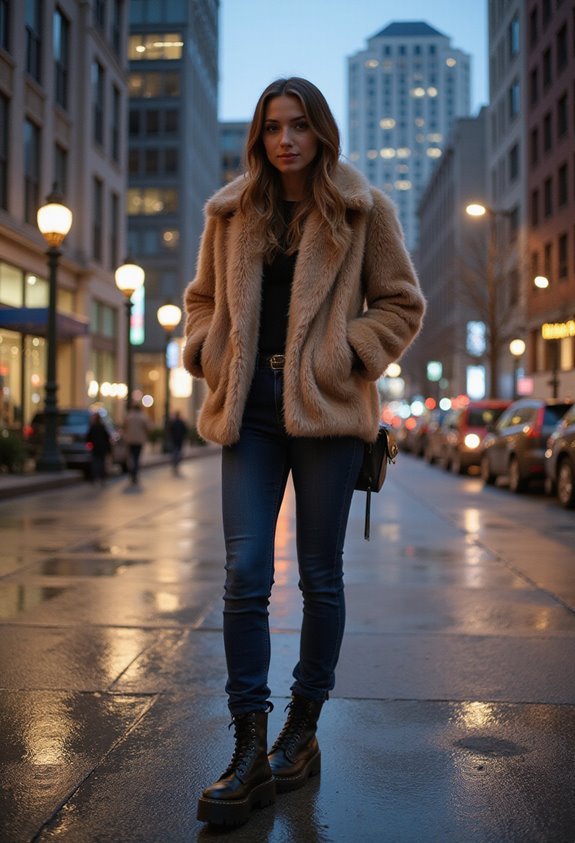 cozy winter urban style