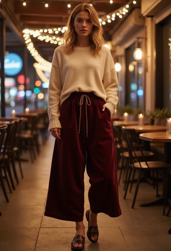 elegant cozy nightwear ensemble