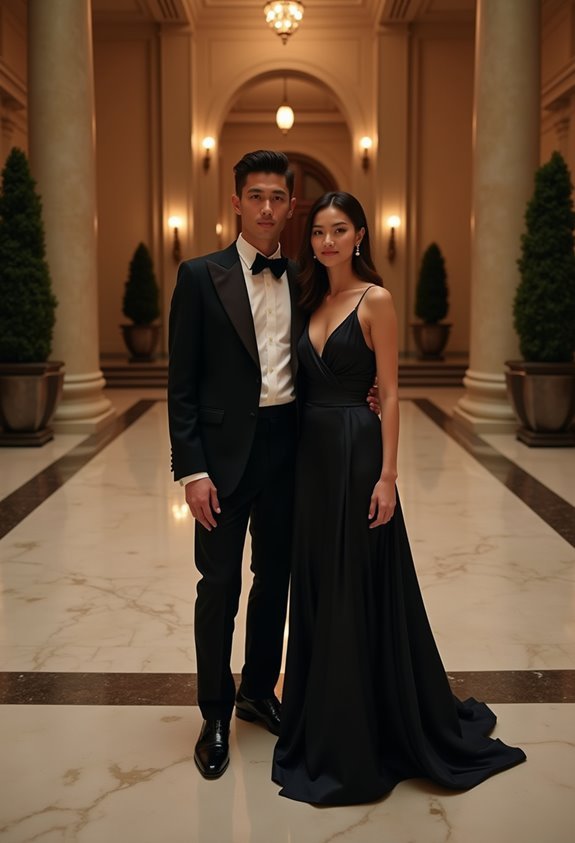 elegant evening attire options