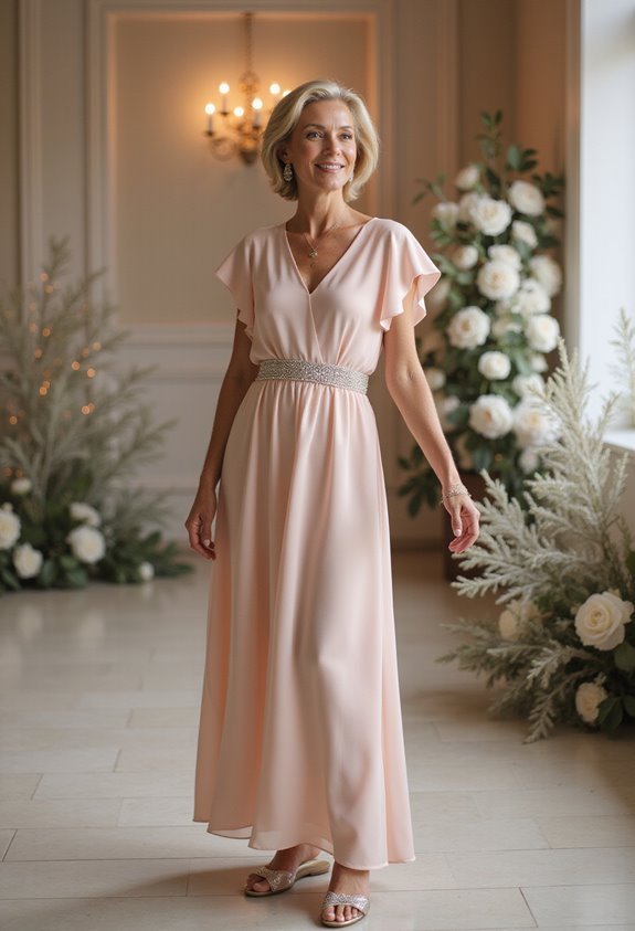 elegant maxi dress design