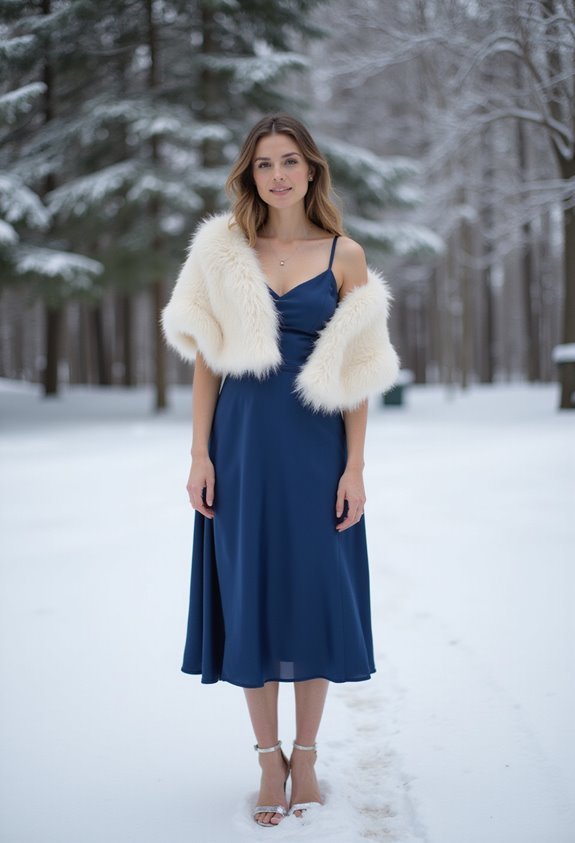 elegant winter attire combination