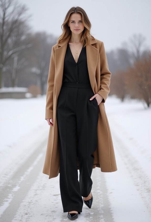 elegant winter wedding outfit