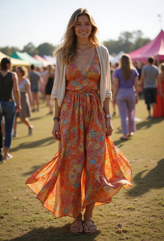 festival ready maxi dress