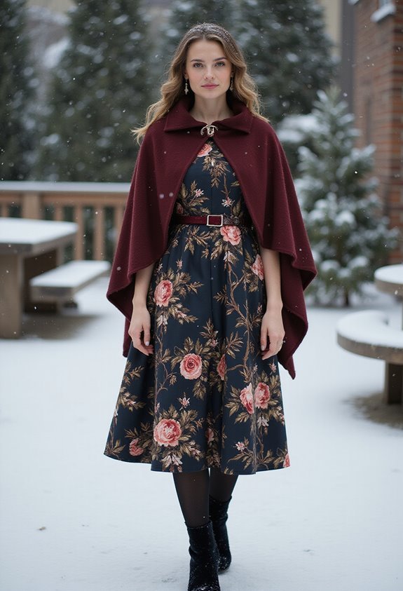 floral winter wedding elegance