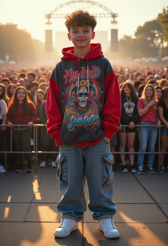 hip hop concert street style