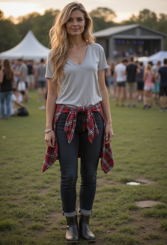 layered outfit for outdoors