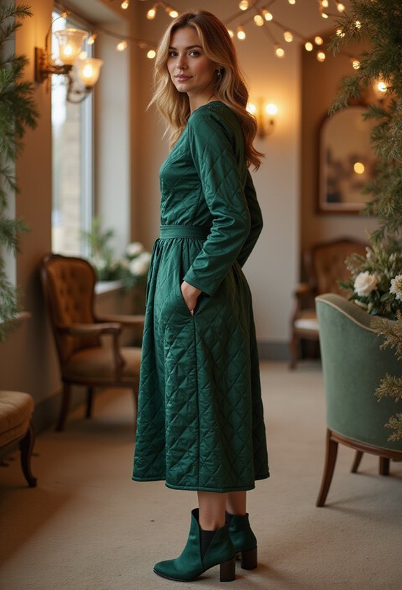 luxury quilted satin elegance