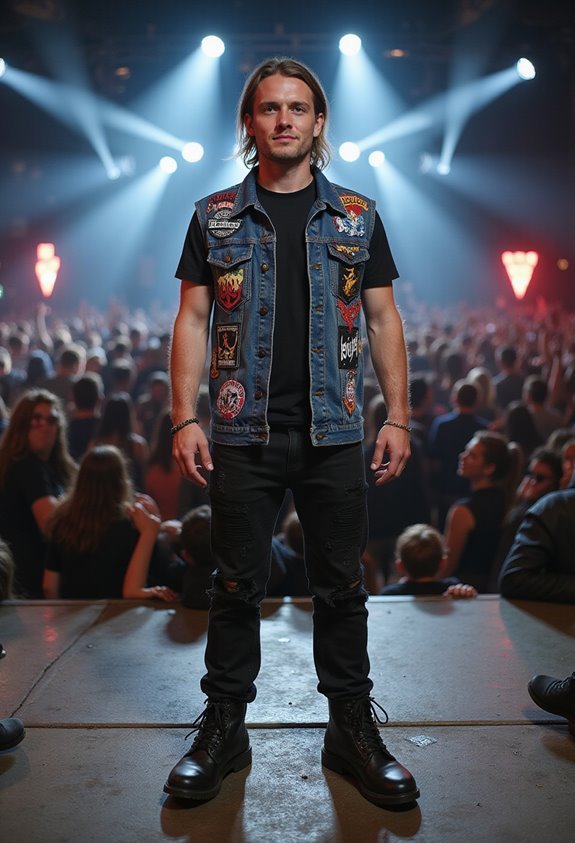 metal concert battle attire