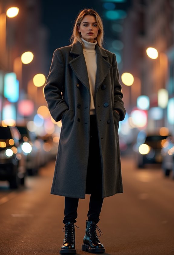 oversized coat urban style