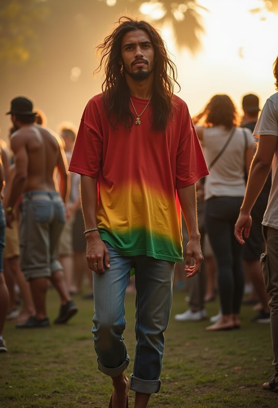 reggae concert casual attire