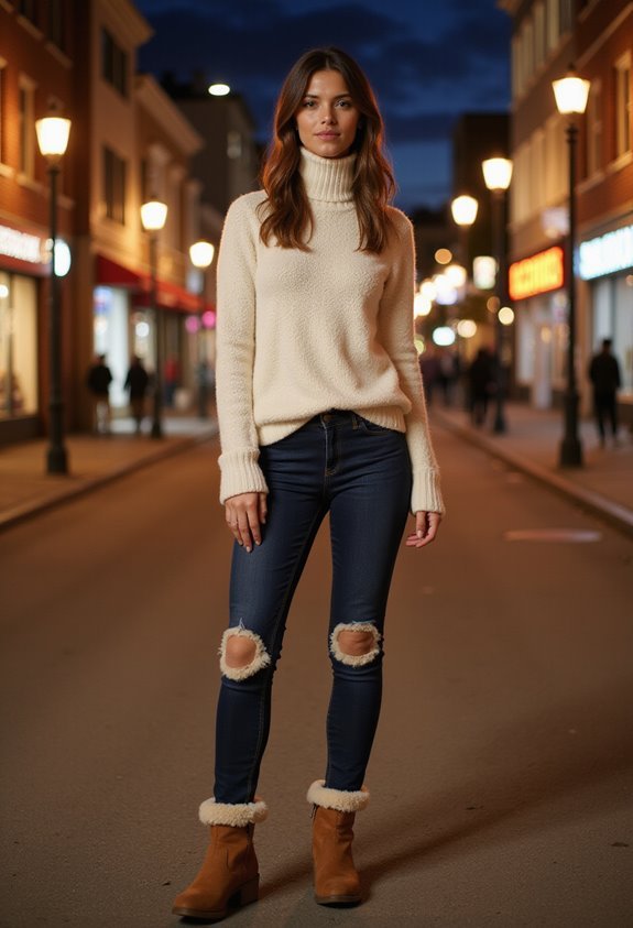 shearling winter outfit essentials