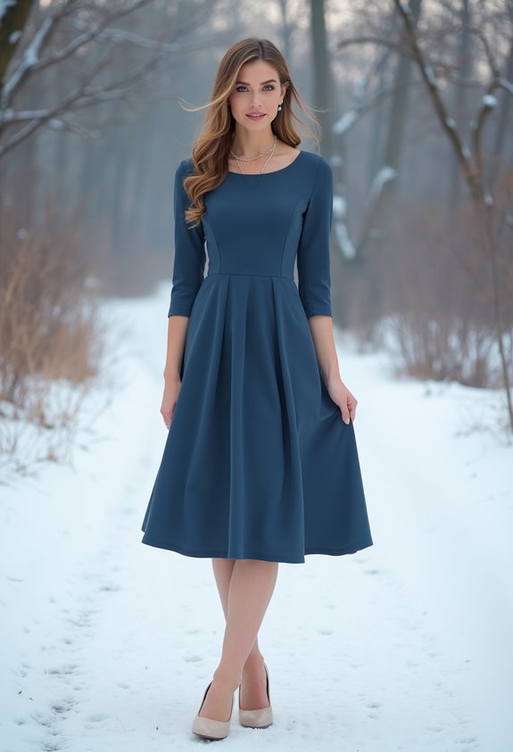 slate blue winter weddings