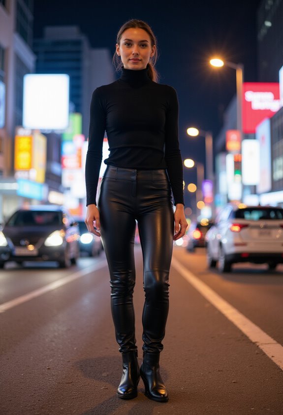 stylish warm layered outfit