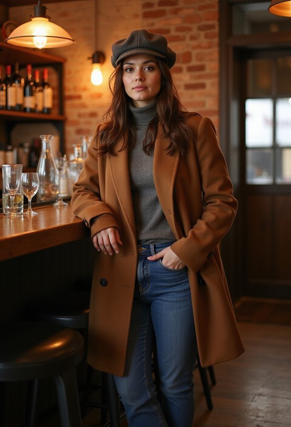 stylish winter bar outfit
