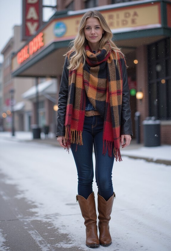 stylish winter concert outfit