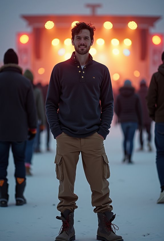 stylish winter concert outfit