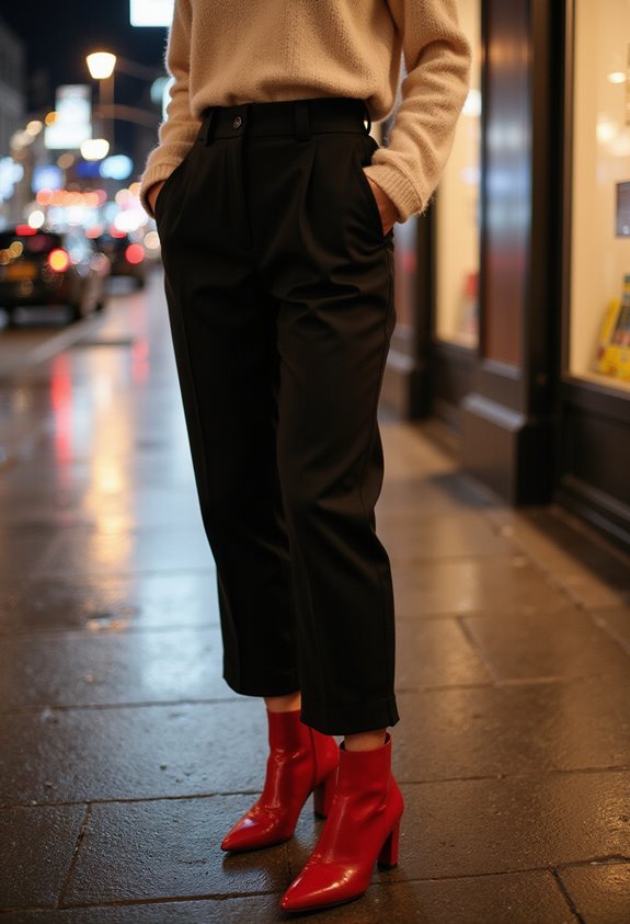 stylish winter dinner outfit