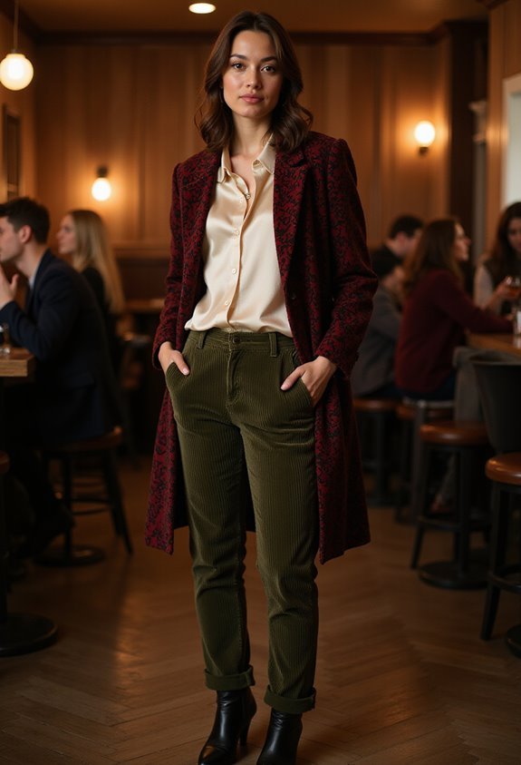 stylish winter evening outfit