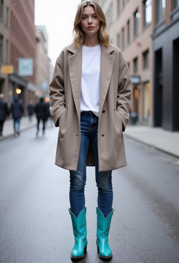 stylish winter layering ensemble