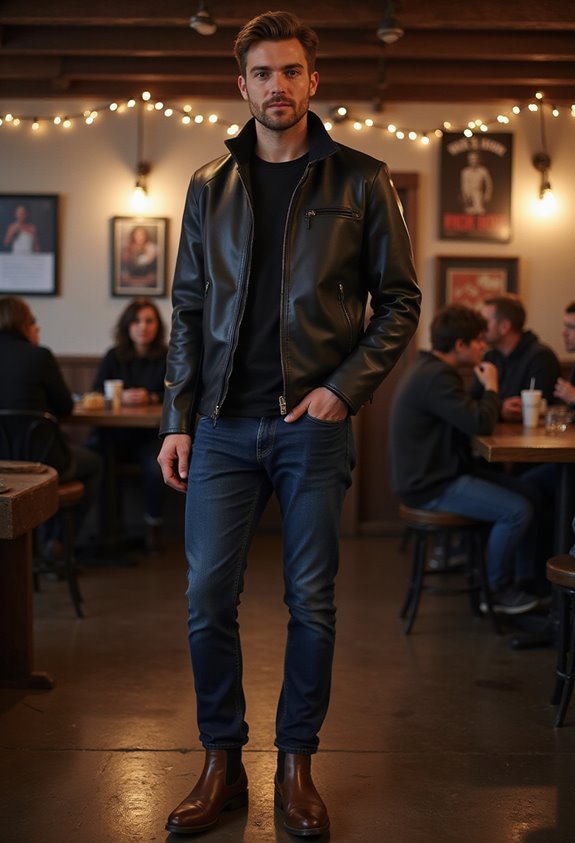 stylish winter night outfit