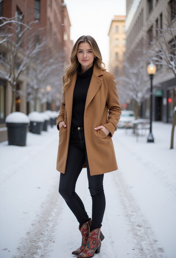 stylish winter outfit combination