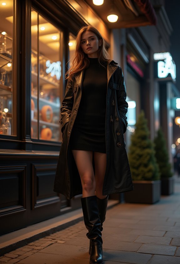 stylish winter outfit ensemble