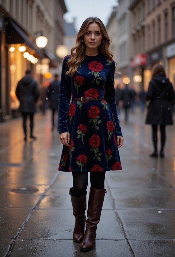 winter floral fashion essentials