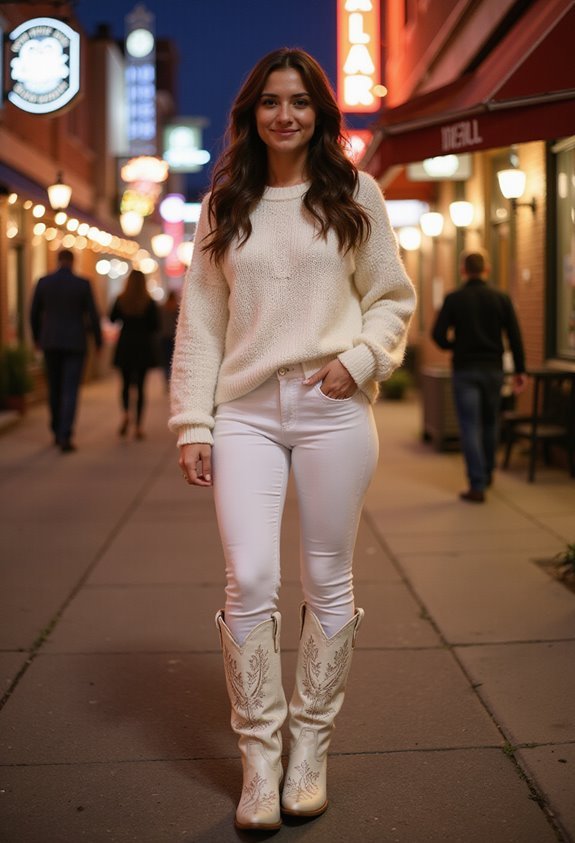 winter white outfit elegance