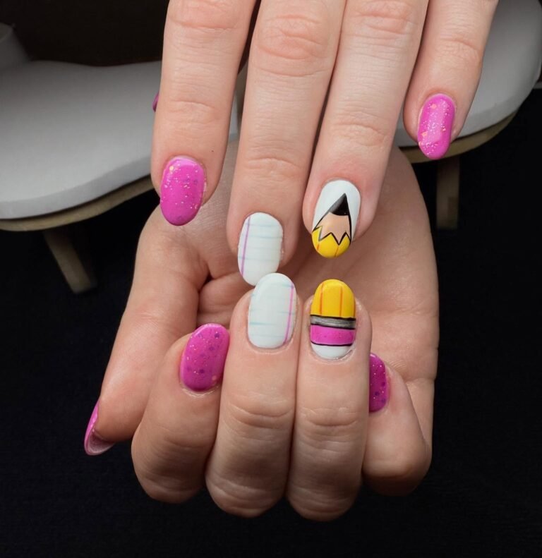 28 Back to School Nail Designs for Every Style
