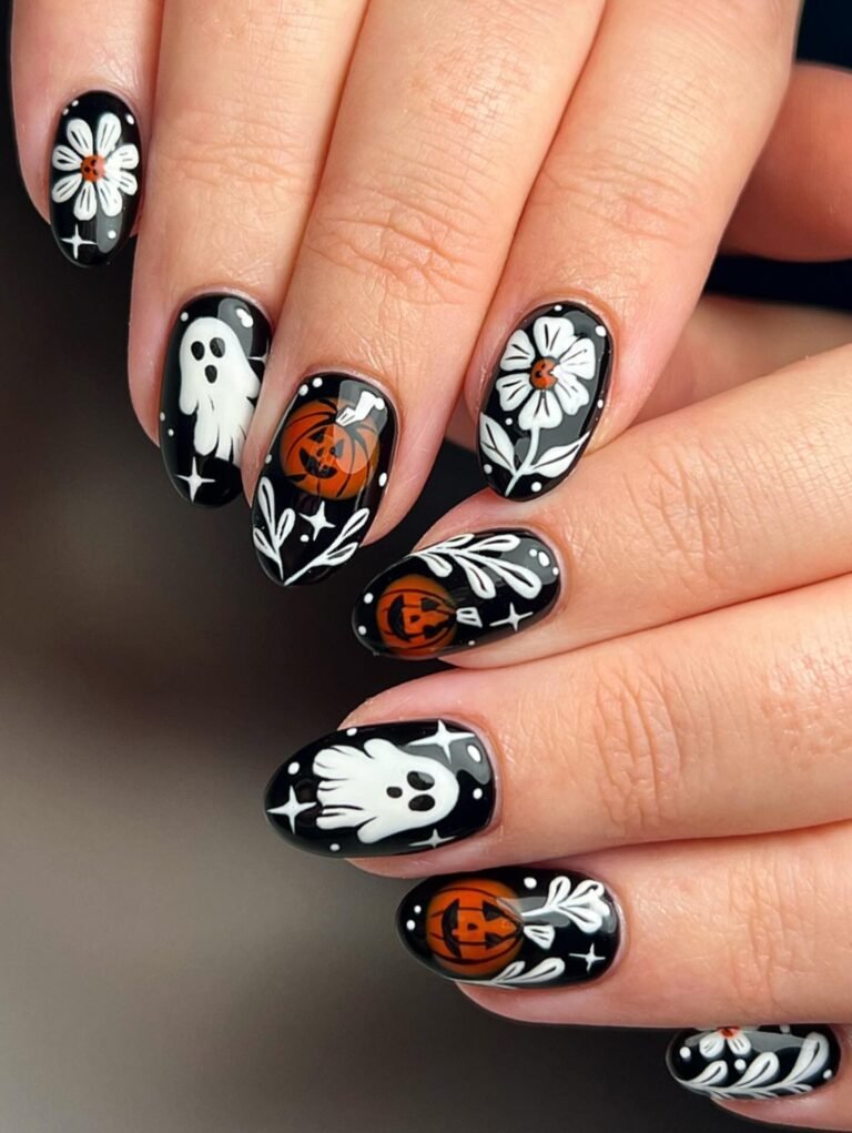 18 Black Halloween Nails: Best Spooky Designs and Trends to Try