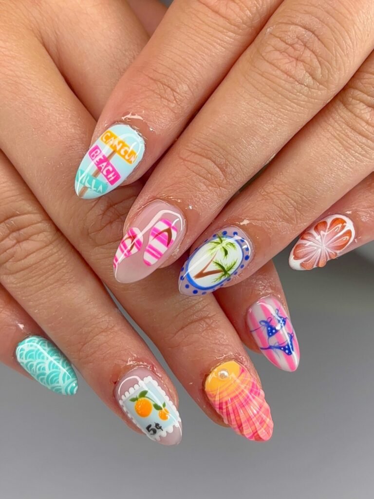 33 Vacation Nail Ideas to Try on Your Next Getaway
