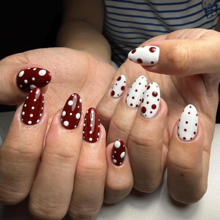 29 Polka Dot Nail Designs That Are Trending Right Now