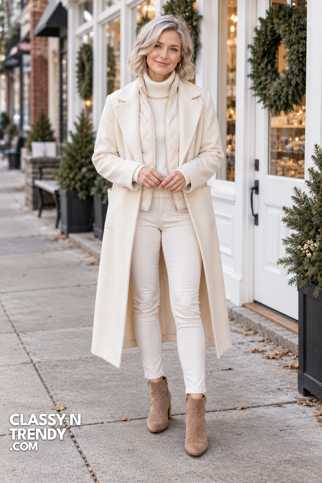 7. Classic Winter Whites & Creams